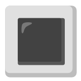 Google(Android) White Square Button Emoji