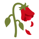 Google(Android) Wilted Flower Emoji