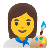 Google(Android) Woman Artist Emoji