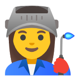 Google(Android) Woman Factory Worker Emoji