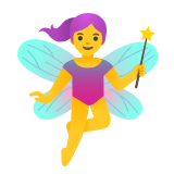 Google(Android) Woman Fairy Emoji