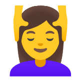 Google(Android) Woman Getting Massage Emoji