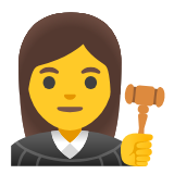 Google(Android) Woman Judge Emoji