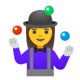 Google(Android) Woman Juggling Emoji