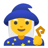 Google(Android) Woman Mage Emoji