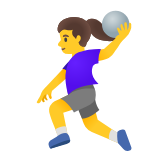 Google(Android) Woman Playing Handball Emoji