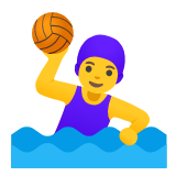 Google(Android) Woman Playing Water Polo Emoji