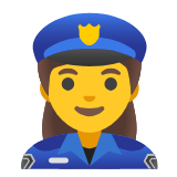 Google(Android) Woman Police Officer Emoji