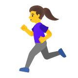 Google(Android) Woman Running Emoji