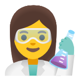 Google(Android) Woman Scientist Emoji