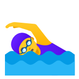 Google(Android) Woman Swimming Emoji