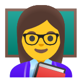 Google(Android) Woman Teacher Emoji