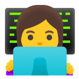 Google(Android) Woman Technologist Emoji