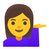 Google(Android) Woman Tipping Hand Emoji