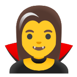 Google(Android) Woman Vampire Emoji