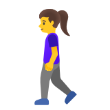 Google(Android) Woman Walking Emoji