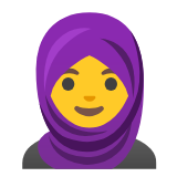 Google(Android) Woman With Headscarf Emoji