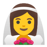 Google(Android) Woman With Veil Emoji