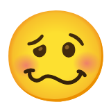 Google(Android) Woozy Face Emoji