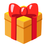 Google(Android) Wrapped Gift Emoji