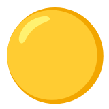 Google(Android) Yellow Circle Emoji