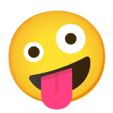 Google(Android) Zany Face Emoji