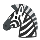 Google(Android) Zebra Emoji