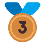 Microsoft(Windows) 3Rd Place Medal Emoji