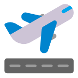 Microsoft(Windows) Airplane Departure Emoji