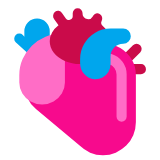 Microsoft(Windows) Anatomical Heart Emoji