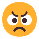 Microsoft(Windows) Angry Face Emoji