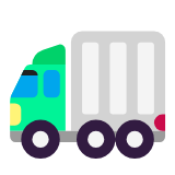 Microsoft(Windows) Articulated Lorry Emoji