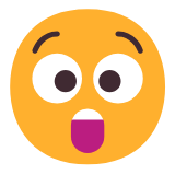 Microsoft(Windows) Astonished Face Emoji