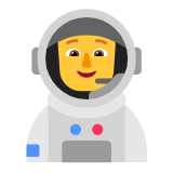 Microsoft(Windows) Astronaut Emoji