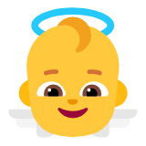 Microsoft(Windows) Baby Angel Emoji