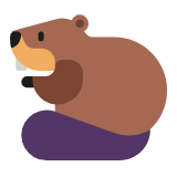 Microsoft(Windows) Beaver Emoji