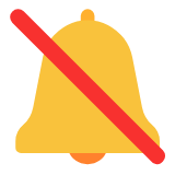 Microsoft(Windows) Bell With Slash Emoji