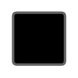 Microsoft(Windows) Black Medium Square Emoji