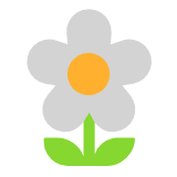 Microsoft(Windows) Blossom Emoji