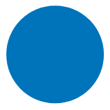 Microsoft(Windows) Blue Circle Emoji