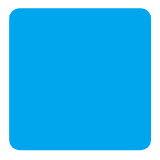 Microsoft(Windows) Blue Square Emoji