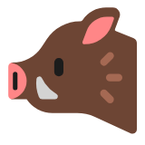 Microsoft(Windows) Boar Emoji