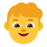 Microsoft(Windows) Boy Emoji