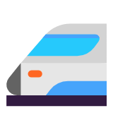 Microsoft(Windows) Bullet Train Emoji