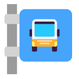 Microsoft(Windows) Bus Stop Emoji