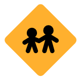 Microsoft(Windows) Children Crossing Emoji