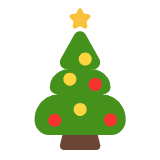 Microsoft(Windows) Christmas Tree Emoji