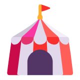 Microsoft(Windows) Circus Tent Emoji