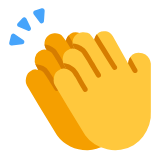 Microsoft(Windows) Clapping Hands Emoji