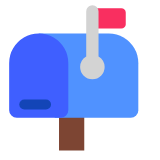 Microsoft(Windows) Closed Mailbox With Raised Flag Emoji